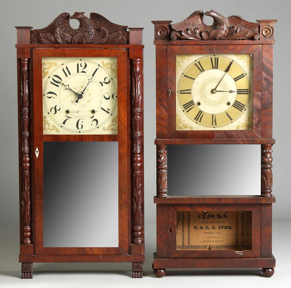 Two Shelf Clocks | Cottone Auctions