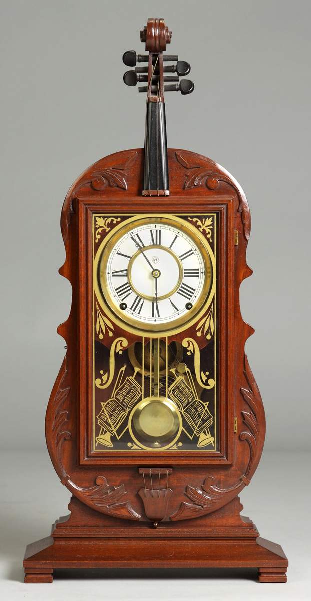 Seth Thomas Reissue Violin Shelf Clock Cottone Auctions