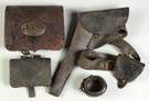 Civil War US Cartridge Box, etc.