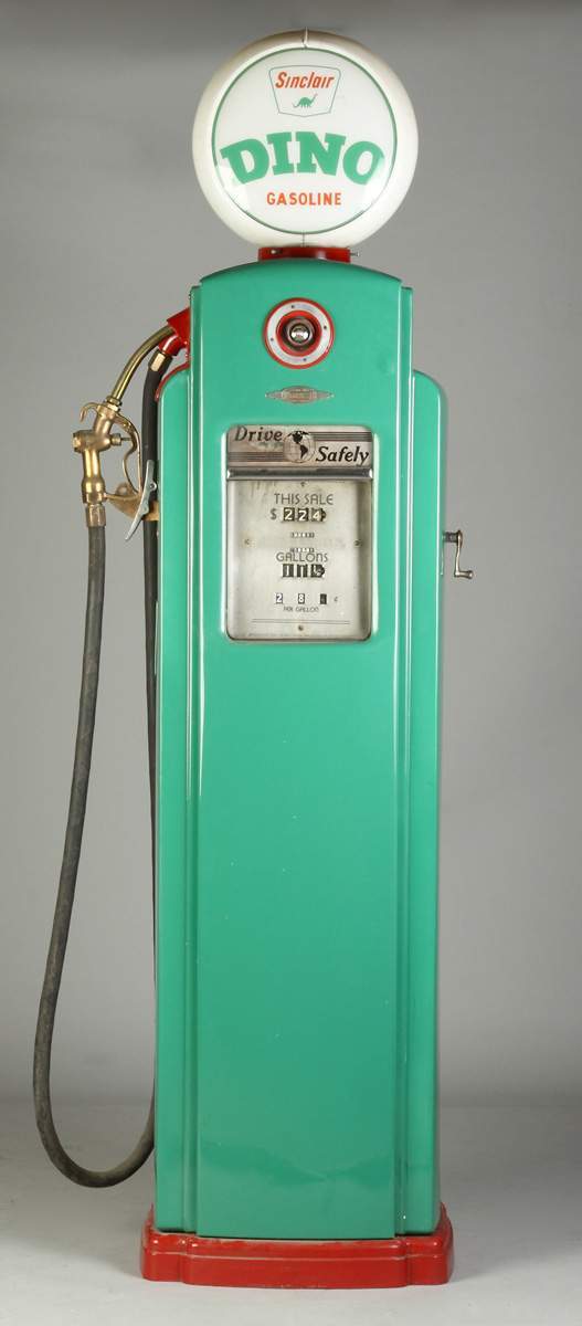 Vintage Sinclair Dino Gasoline Pump Cottone Auctions