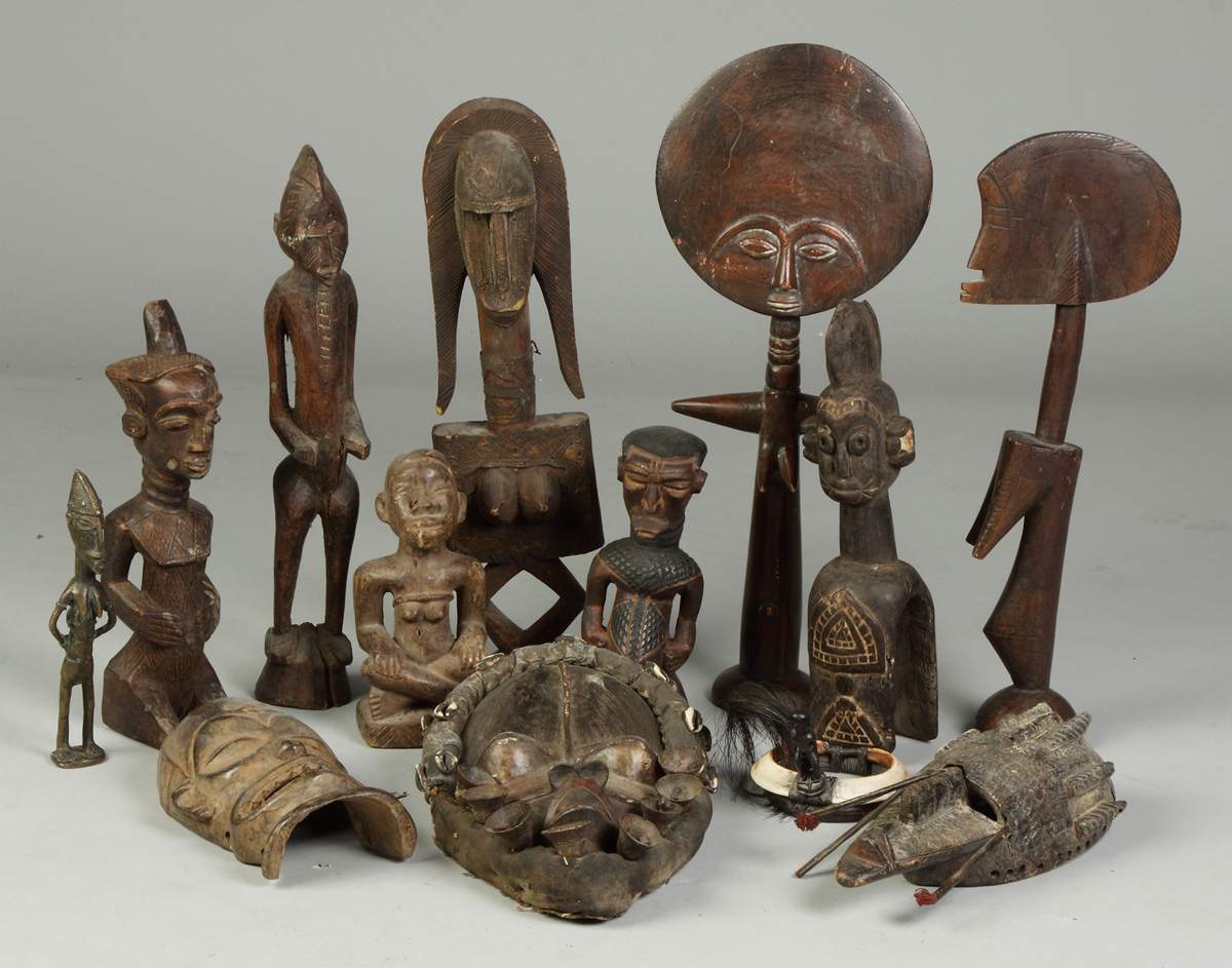 Large Group of Contemporary African Art Cottone Auctions