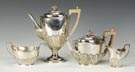 English Sterling Silver 4-Pc. Tea Set