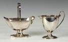 Sterling Silver Sugar Basket & Creamer