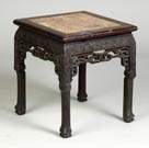 Chinese Carved Hardwood Stand