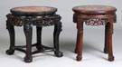 Chinese Carved Hardwood Stands