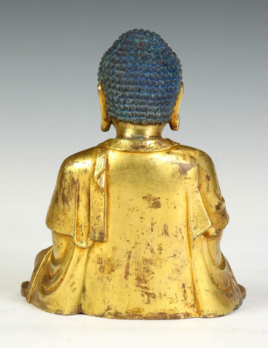 Early Chinese Gilt Bronze Buddha Cottone Auctions