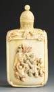 Carved Ivory Snuff Bottle