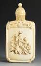 Carved Ivory Snuff Bottle