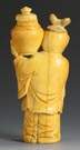 Chinese Carved Ivory Figural Snuff Bottle 