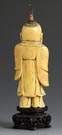 Chinese Carved Ivory Figural Snuff Bottle 