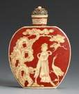 Japanese Ivory Snuff Bottle for the Chinese Market