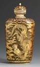 Painted Ivory Snuff Bottle