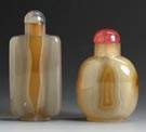 Two Agate Snuff Bottles