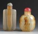 Two Agate Snuff Bottles