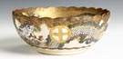 Satsuma Decorated Porcelain Bowl