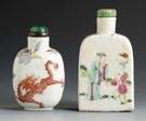 Two Porcelain Snuff Bottles