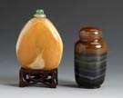 Two Agate Snuff Bottles