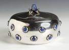 Sterling Silver Round Covered Box