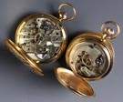 Chf. Tissot & Son., Locle, 18 K Gold & Enamel Pocket Watch