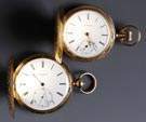 Chf. Tissot & Son., Locle, 18 K Gold & Enamel Pocket Watch