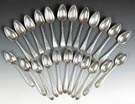 Two Sets of Irish Sterling Spoons
