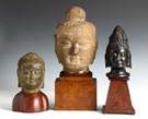 Chinese Bronze Head of Buddah