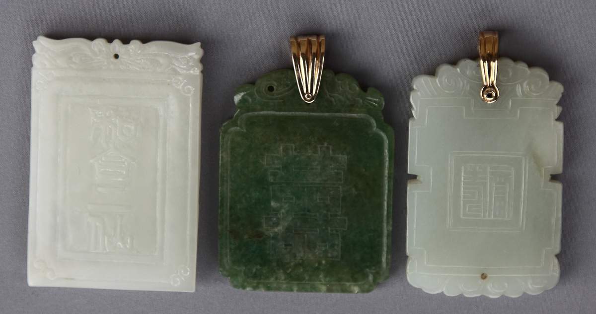 Three Jade Pendants