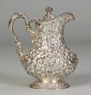 Dominick & Haff Sterling Silver Repousse Teapot