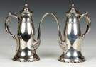 Pair of Whiting Sterling Silver Chocolate Pots