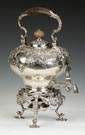 William Dempster, Edinburgh, Scotland, Sterling Silver Kettle on Stand