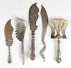 Five Sterling Silver Serving Pieces