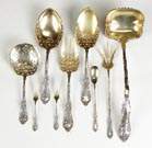 Nine Towle Old English Pattern Sterling Silver Serving Pieces