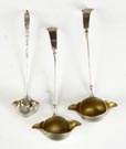 Three Sterling Silver Ladles