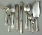 Whiting Sterling Silver Flatware - Antique Chased Pattern