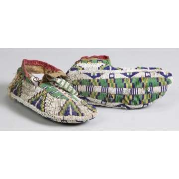 Ceremonial Beaded Moccasins