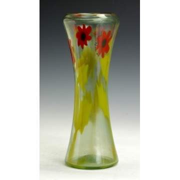 Tiffany Floral Paperweight Vase