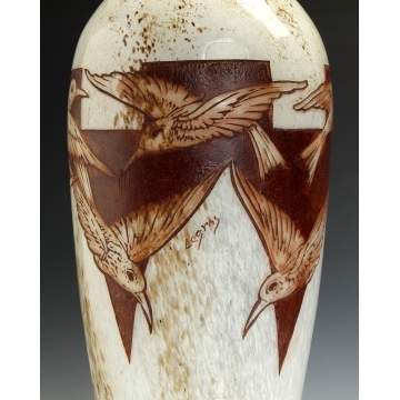 Monumental LeGras Vase