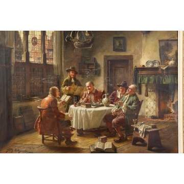 Fritz Wagner (German, 1896-1939) "Castle Nyanrod"