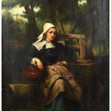 Constantin Emile Meunier (1831-1905) Lady at the Well