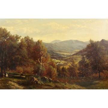 John Clinton Ogilvie (American, 1838-1900) Upstate NY scene