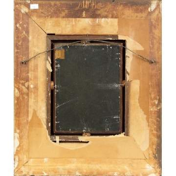 Carl Kronberger (1841-1921) Gentleman reading paper