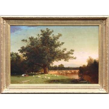 Attr. To John Frederick Kensett (American, 1816-1872) "The Wadsworth Oak"