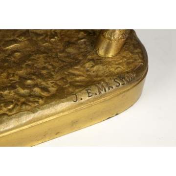 Jules Edmond Masson, (1871-1932) Napoleon on Horseback