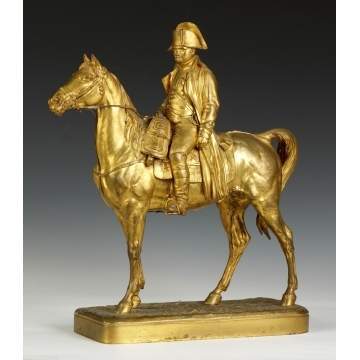 Jules Edmond Masson, (1871-1932) Napoleon on Horseback