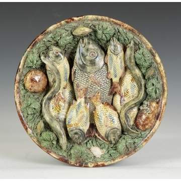 Majolica Palissy Plaque