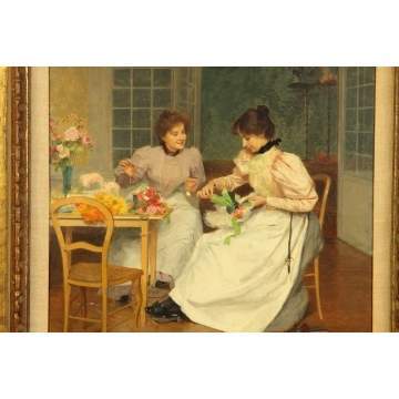Victor Gabriel Gilbert (French, 1847-1933) "The Milliners"