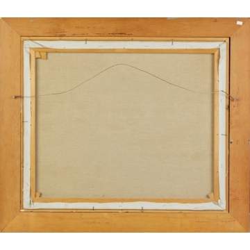 Carl W. Peters (American, 1897-1980) Irondequoit Creek with figures in distance