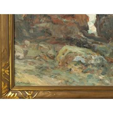 Charles P. Gruppe (American, 1860-1940) "Bass Rocks Mass"