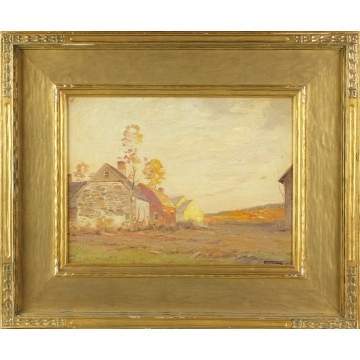 George Matthew Bruestle (American, 1871-1936) Autumn Landscape