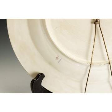 KPM Charger with Courtyard Scene